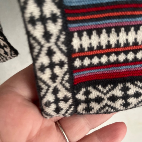 Peruvian Connection 100% cotton open hi low cardigan - Picture 3 of 16